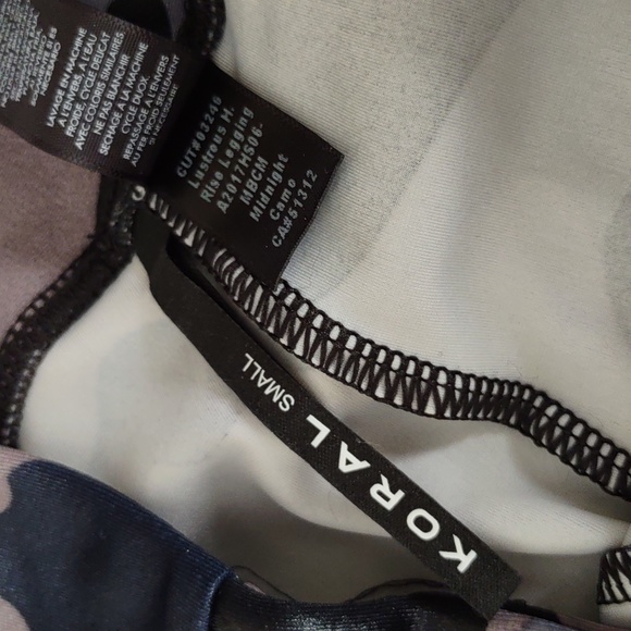 Koral Size Small Lustrous High Rise Legging Midnight Camo - Picture 3 of 15